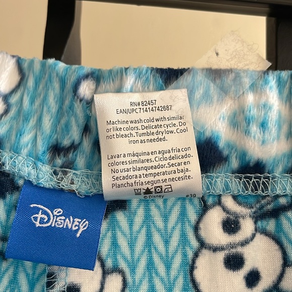 Disney Sz S (4-6) Frozen Olaf Jogger Sleep Pants - Picture 5 of 14